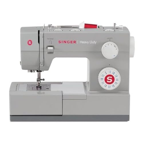 Singer Heavy Duty 4423, Elektrische N&auml;hmaschine mit 23 integrierte Stiche - Freiarm | Profi Haushaltsn&auml;hmaschine f&uuml;r dicke Stoffe | Nutzstich-N&auml;hmaschine zum N&auml;hen von Leder und Jeans mit Zubeh&ouml;r