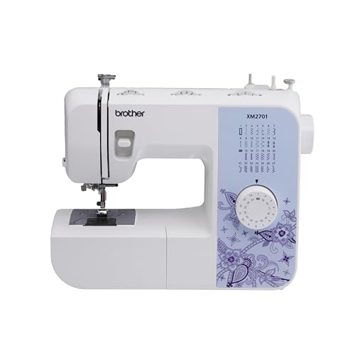 Brother XM2701S (Exklusive Edition) Nähmaschine mit 27 Nähprogramme, Freiarm, Elektrische Nähmaschinen, Jeans Nähen, Automatischer Einfädler