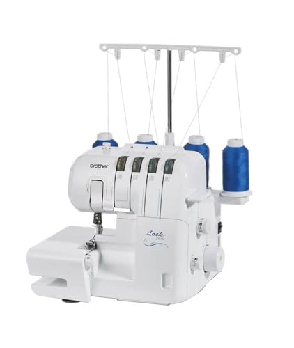 Brother 2104D Overlock N&auml;hmaschine, Wei&szlig;