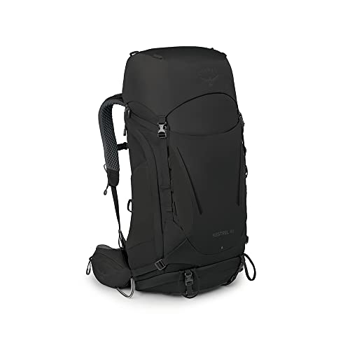 Osprey Herren Kestrel 48 Backpack, Black, L/XL